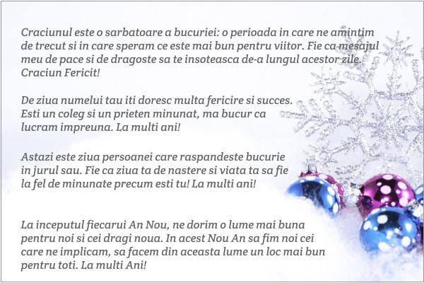 La multi ani de Anul Nou
